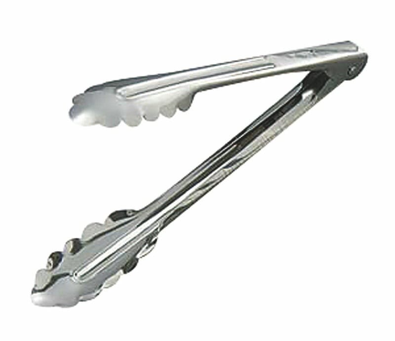 （まとめ買い）日本メタルワークス 18-8IKD抗菌 万能トング 大 [x3]