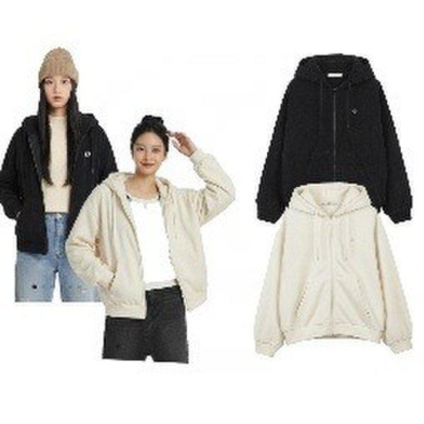 女性コーデュロイマイクロフリースジップアップ10560-134-251-69AB-SH