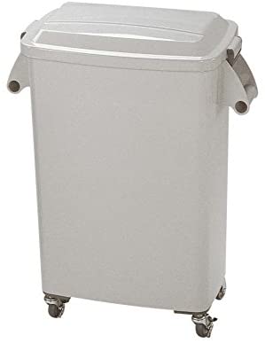 厨房ペールCK-45（キャスター付）グレー