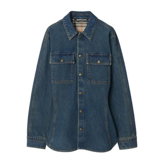 BURBERRY Women Shirts 8118497 DAKOTA LS A1322 BLUE
