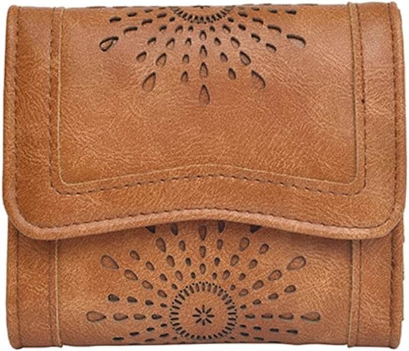 【20%OFFクーポン】ミニ財布 レディース 財布 三つ折り ボタン 花柄 コンパクト 軽い 大容量 カード入れ 小銭入れ 多機能 取り出しやすい コインケース ウォレット ファッション シンプル 贈