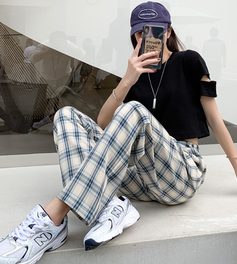 ボトムス デート ストレートパンツ ウエストゴム コットン 可愛い きれいめ 上品 おしゃれ かっこいい 可愛い ラブリー キュート ガーリー クール モード系 セクシー エレガント 存在感