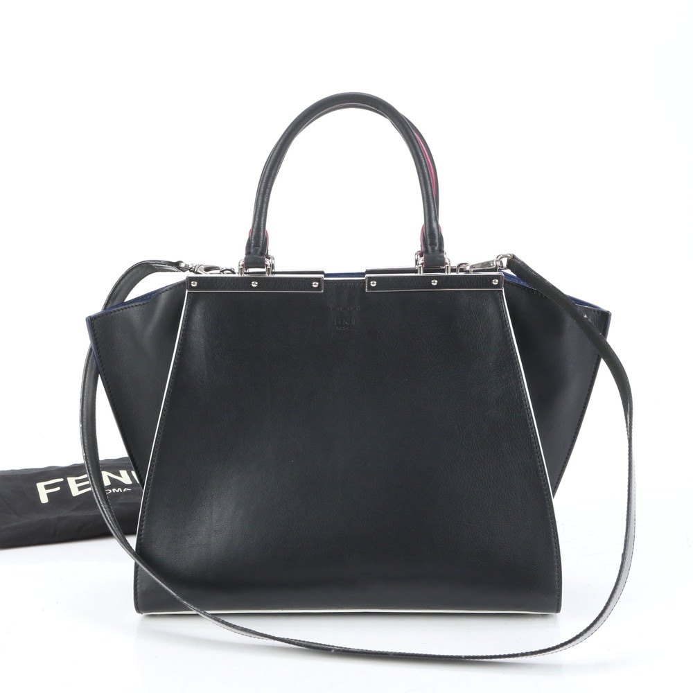 極美品 トロワジュール 8BH279-3WC レザー 2WAY ショルダーバッグ 肩掛け トート ハンド レディース ECE CQ31-10 中古