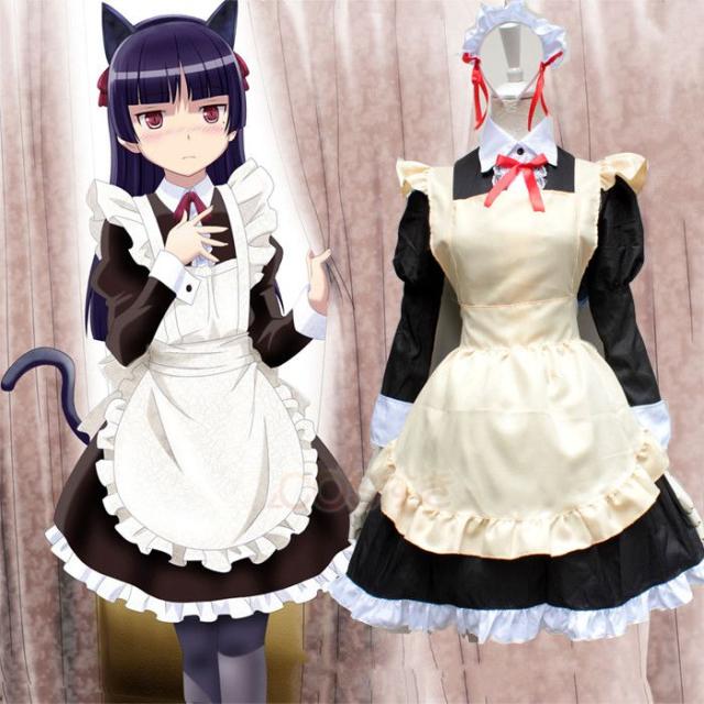 俺の妹がこんなに可愛いわけがない 高坂桐乃 メイド服　コスプレ衣装 高品質 新品 Cosplay アニメ
