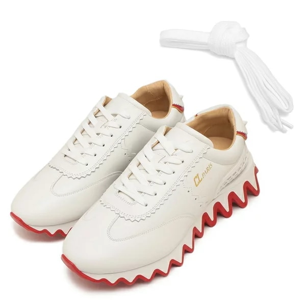 スニーカー ルビシャーク ホワイト レッド メンズ 3200517 WH43