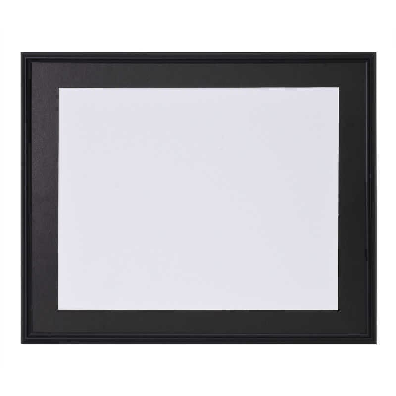 フジカラー　アルミ額縁　YA-6_半切_ブラック