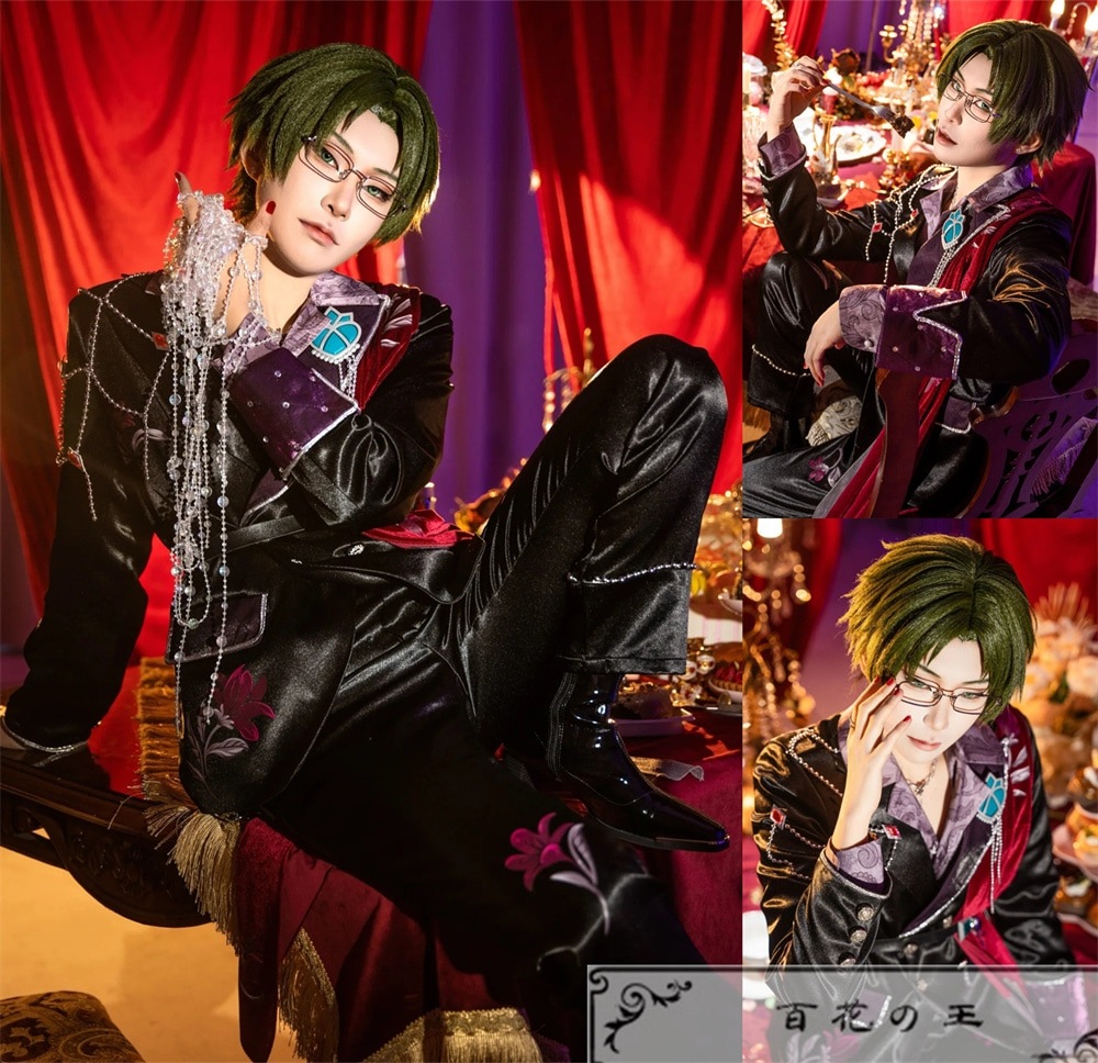 ES あんさんぶるスターズ スカウト！グルマンの香り 蓮巳敬人 仁兎なずな 朔間零 鬼龍紅郎 コスプレ衣装 コスチューム