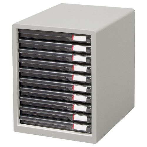 （まとめ買い）レターケーススリムタイプ L-10SR L-10SR ﾗｲﾄｸﾞﾚｰ 00011674 [x3]