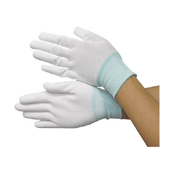 （まとめ）ブラストン PU手の平コート ポリエステルニット手袋 M 1パック（10双）[x3]