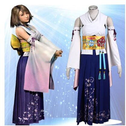 コスプレ衣装+ウイッグ ファイナルファンタジーX FFXFF10 ユウナ (Yuna)