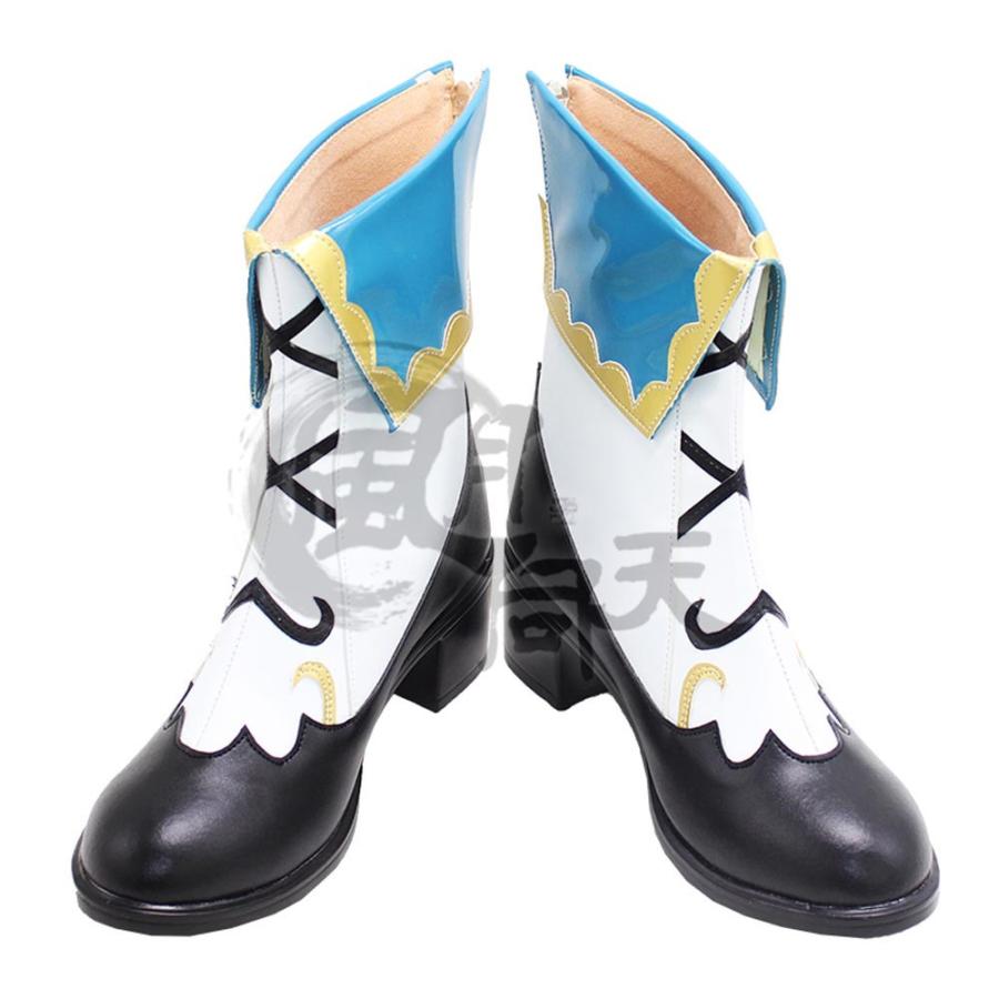 2枚購入で1OO円OFF 激安販売 変装 仮装 ハロウィン コスプレブーツ コスプレ靴 水元素 バーバラ アイドル げんしん 原神