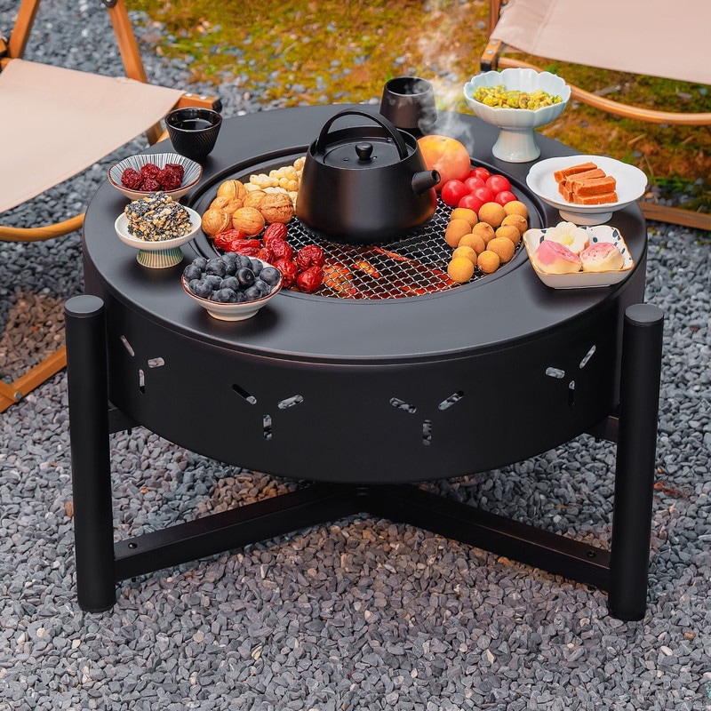 ファイヤーピット 焚き火台 テーブル 囲炉裏テーブル バーベキュー 囲炉裏 焼肉 テーブル bbqコンロ bbqテーブル bbqグリル 自宅 庭 大人