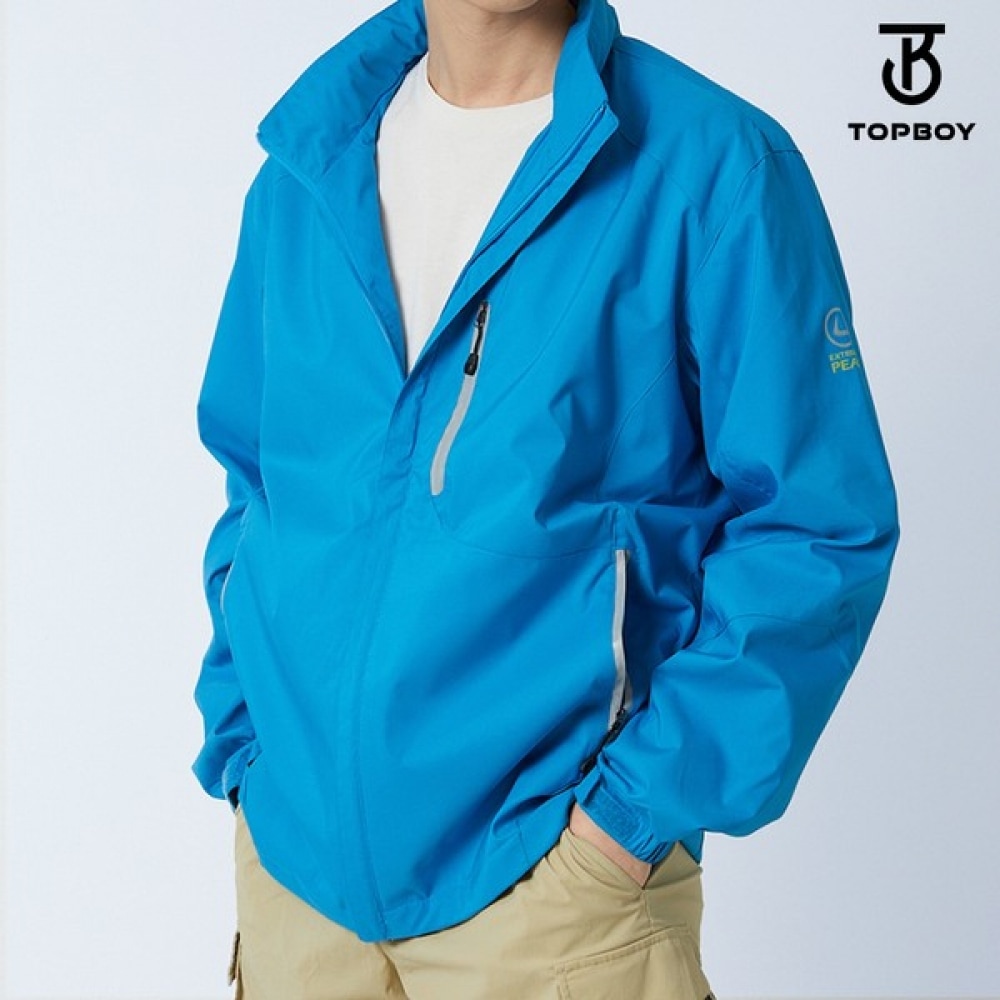 (TOPBOY) ユニセックスフード付き軽量ウインドブレーカージャケット (LD018)