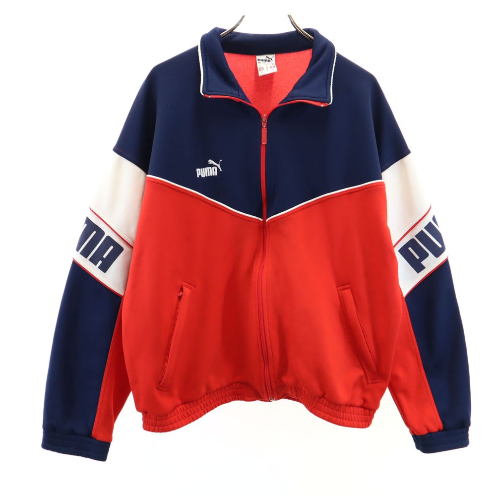 90s オールド トラックジャケット M レッド ジャージ メンズ