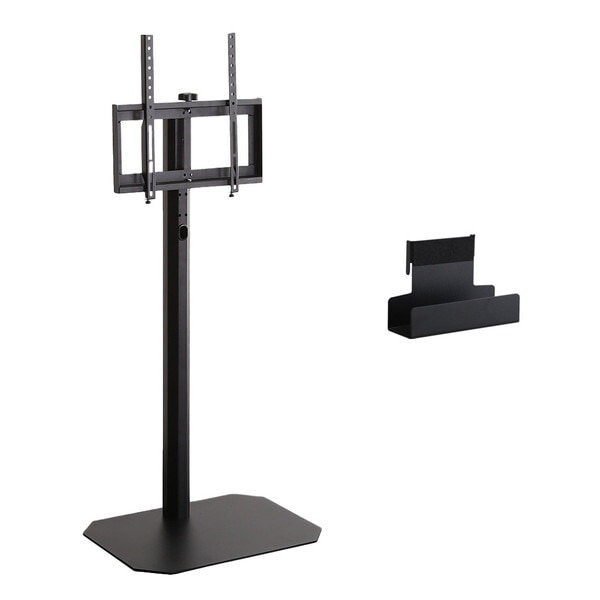 ホームテイスト 八角テレビスタンド ハードディスクホルダーセットOTG-H-SET-BK ブラック ハイタイプ HDホルダーセット メーカー直送