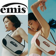 [EMIS] JERSEY HOBO バッグ★新作・24AW★韓国ファッション★ JERSEY HOBO BAG-PINK - EMIS