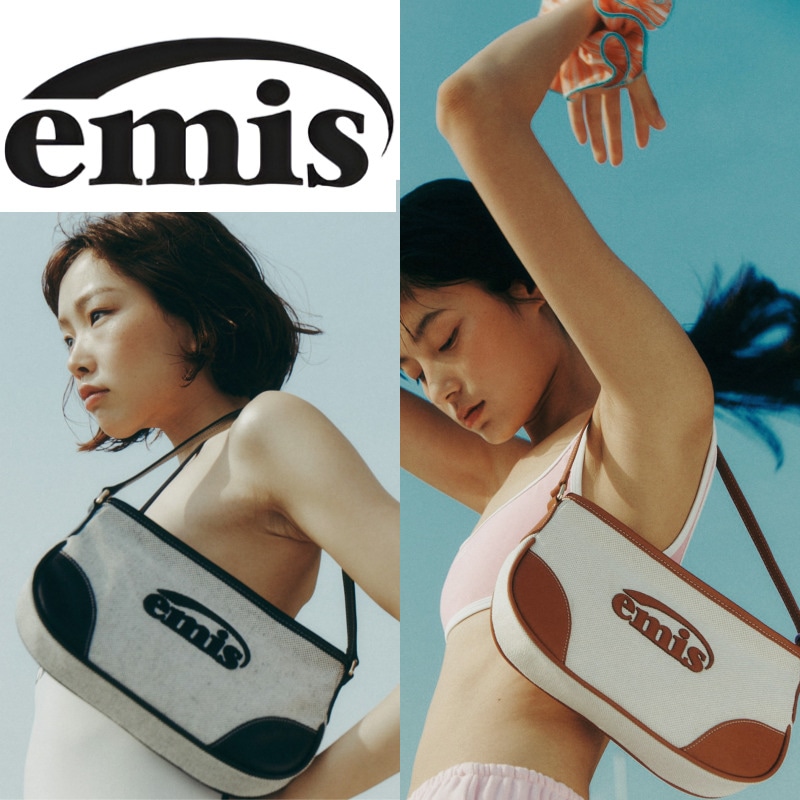 emis [24S/S 新商品] ショルダーバッグ,トートバッグ,キャンバスバッグ 3タイプ 2カラー
