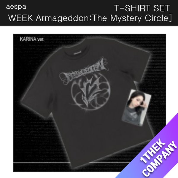 aespa Armageddon popup Tシャツ カリナ 9