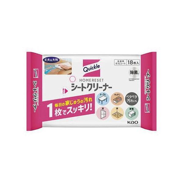 24個セット/クイックル ホームリセット シートクリーナー 18枚入[花王]
