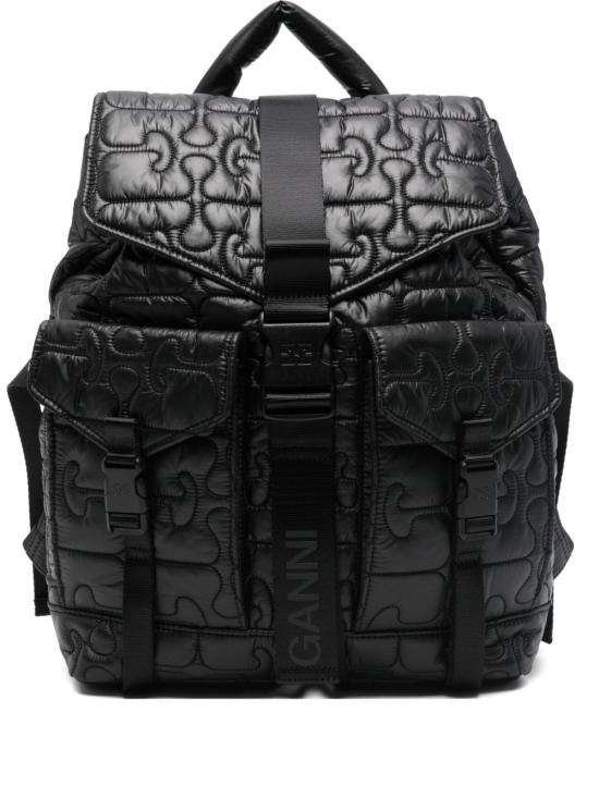 GANNI Women Backpacks B2080004 099 Black