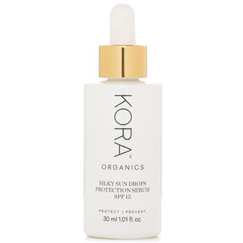 Kora Organics シルキー サン ドロップス プロテクション セラム SPF 15
