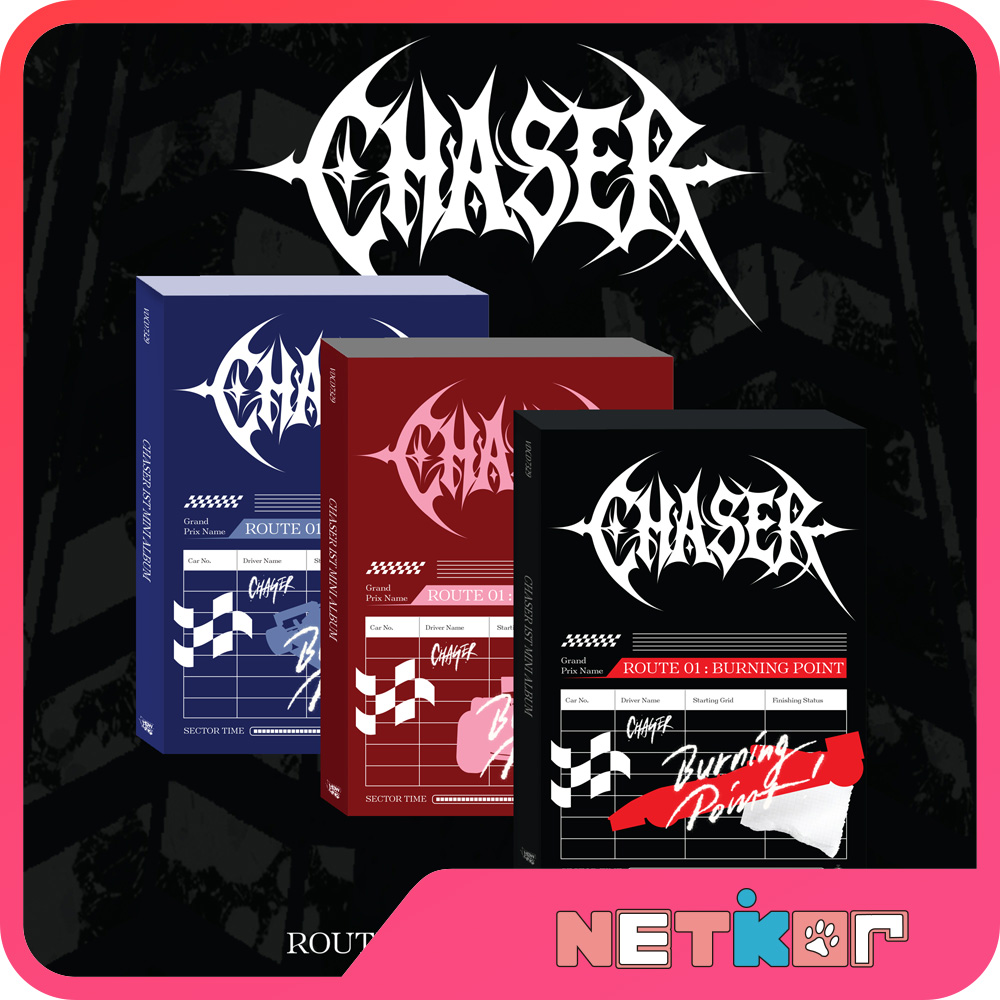 3種セット CHASER ミニ1集 アルバム ROUTE 01 : BURNING POINT 韓国チャート反映 チェイサー デビューアルバム