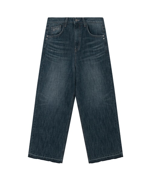 【AS"ON】 FADE DENIM WASHING PANTS / BLUE 正規品