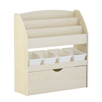 【国内即日発送】絵本ラック 収納ラック 収納ボックス 収納棚 キャスター付き 子供用シェルフ 収納ケース 子ども用 家具 木製 大容量 おもちゃ箱