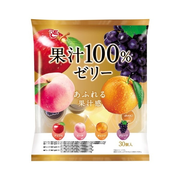 エースベーカリー 果汁100%ゼリー 30個 x12 メーカー直送