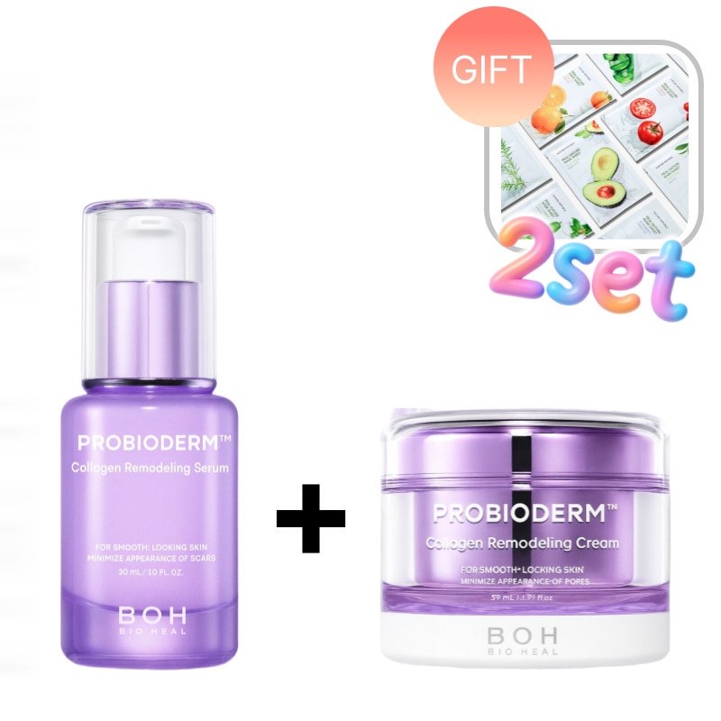 プロバイオダーム コラーゲン リモデリング セラム 30ml + コラーゲン リモデリング クリーム 50ml. スキンケア化粧品. フェイスセラム. フェイスクリーム. 保湿ケア. 潤い. ツヤ肌 6,740円