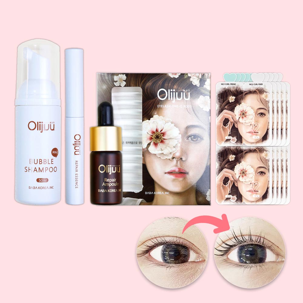 Sold out on home shopping channels 6 times! olijuu No-Glue Self-Eyelash Perm K