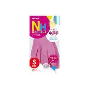（業務用2セット）ショーワ ナイスハンドミュー中厚手 S ピンク 10双