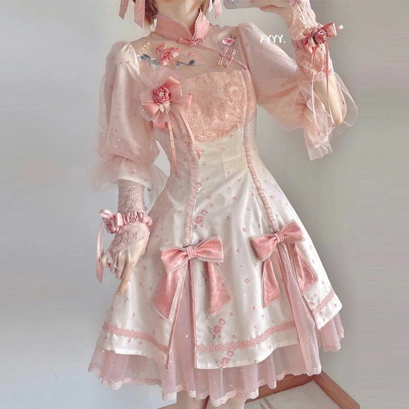 ハロウィン コスプレレース新風漢要素ドレス改良漢服チャイナドレスレディース 衣装
