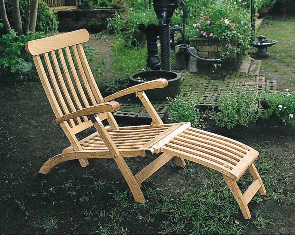 ジャービス商事　天然木無垢材　サン/ラウンジ　　ガーデンチェア　36605　木製