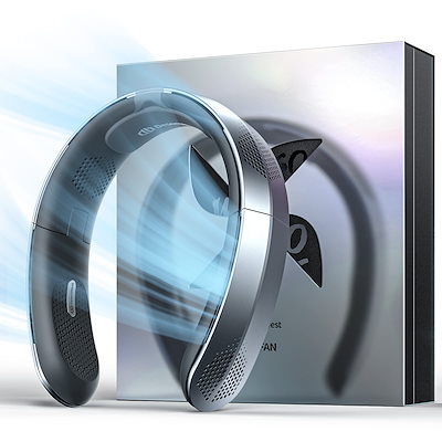 2024進化風量最強】DesertWest 首掛け扇風機 ネッククーラー