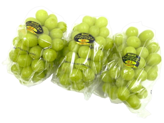 岡山産 =シャインマスカット 晴王= 3-5房 約2kg 予約 7月下旬以降