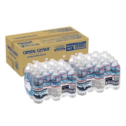 Crystal Geyser (クリスタルガイザー) エコポコボトル 500ml [大塚食品/DISQC]×40本 [正規輸入品] 【PFAS(PFOS・PFOA)不検出】
