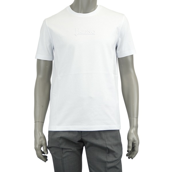 HERNO ヘルノ ロゴ刺繍 T-SHIRT/JG000239U 52000 1000