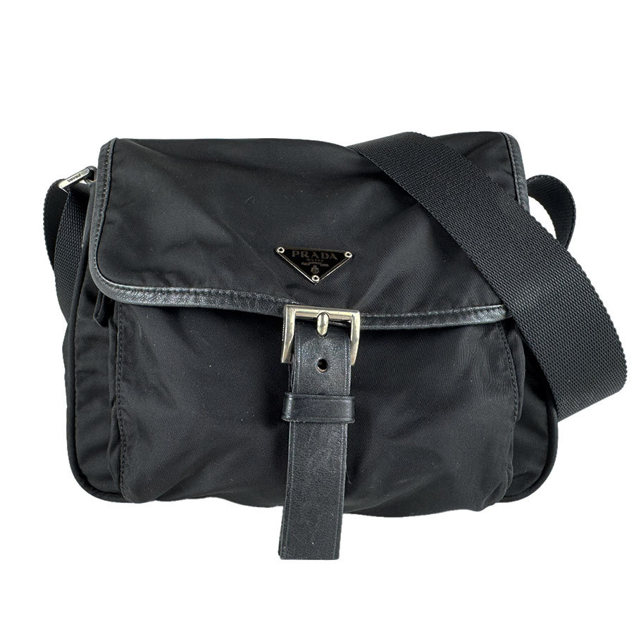 プラダ PRADA ショルダーバッグ ナイロン ブラック ユニセックス z9727