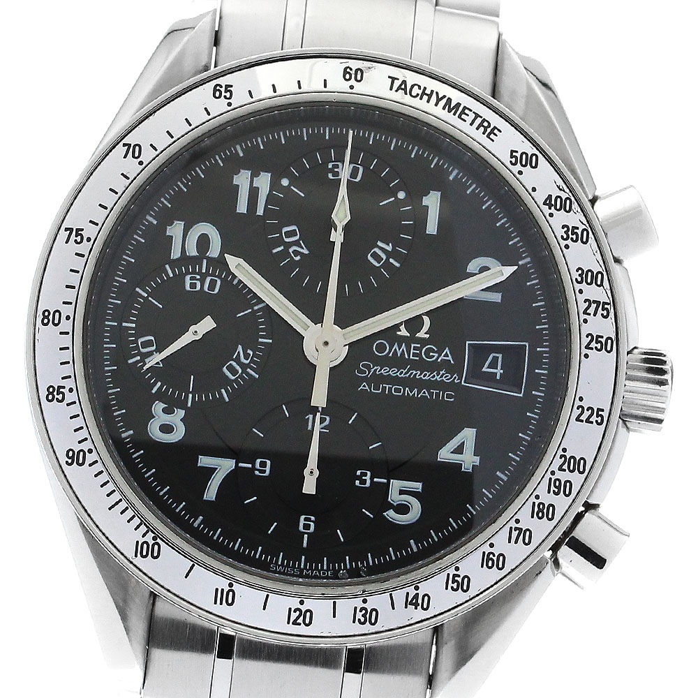 オメガ OMEGA 3513.52 スピードマスター 日本限定 デイト 自動巻き メンズ 保証書付き_887006【中古】