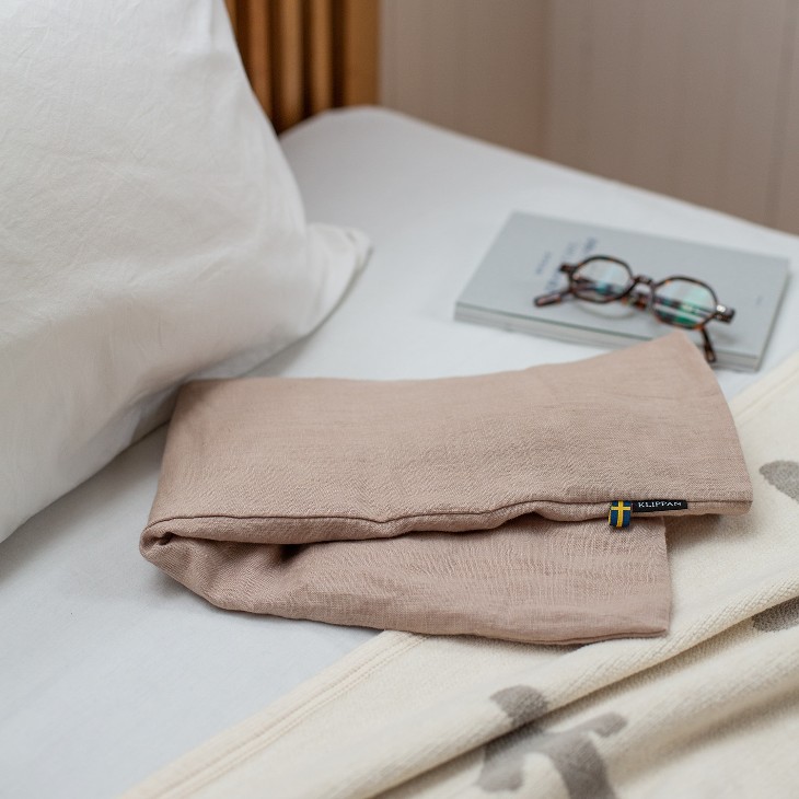 KLIPPAN (クリッパン) 麦の温冷ネックピロー ラベンダー ウォッシュドリネン