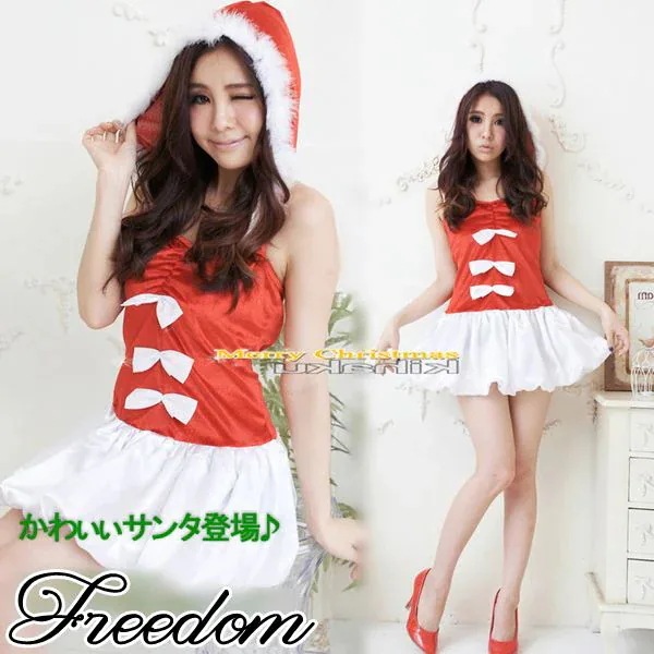セクシー 新しいデザイン！フード付きサンタ ハロウィン サンタガール サンタレディ コスチューム クリスマス コスプレ インスタ サンタクロース アイ 衣装 撮影 サンタコスプレ イベント パーティー