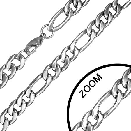 9.0mmフィガロチェーン ステンレスチェーン ステンレスネックレス サージカルステンレス316L メンズ レディース ネックレスチェーン 低アレルギー チョーカー 太め stc00ncb035xx