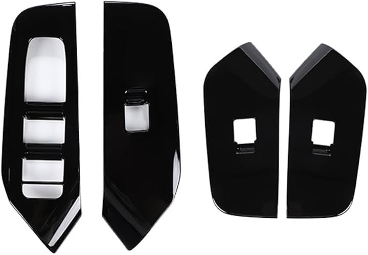 互換品 プリウス PRIUS 60系 ウインドウスイッチ パネル カバー インテリアパネル 内装パーツ ドレスアップ 社外品(ブラック)