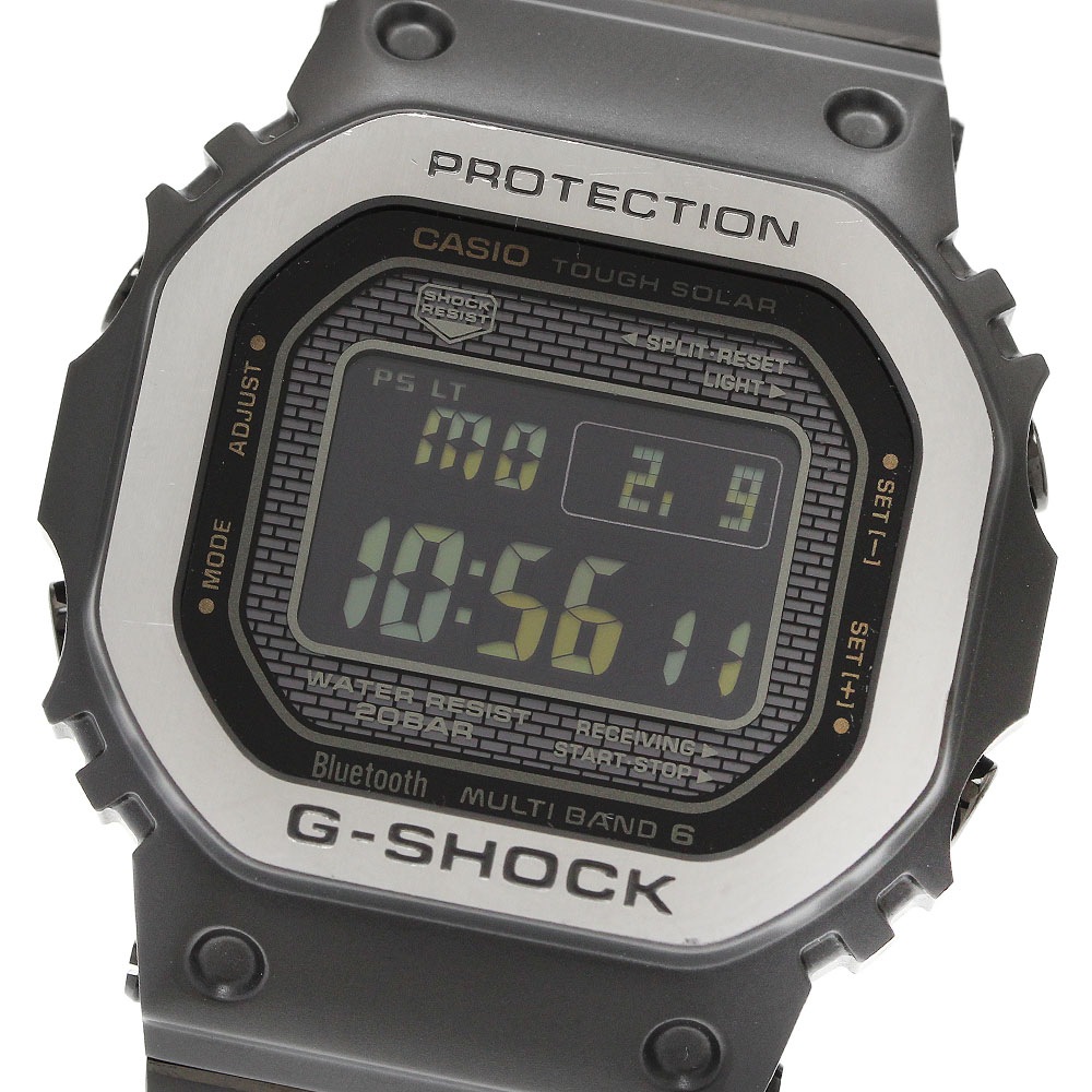 カシオ CASIO GMW-B5000MB-1JF G-SHOCK フルメタルケース Bluetooth ソーラー電波 メンズ 良品 箱・保証書付き_941002【中古】