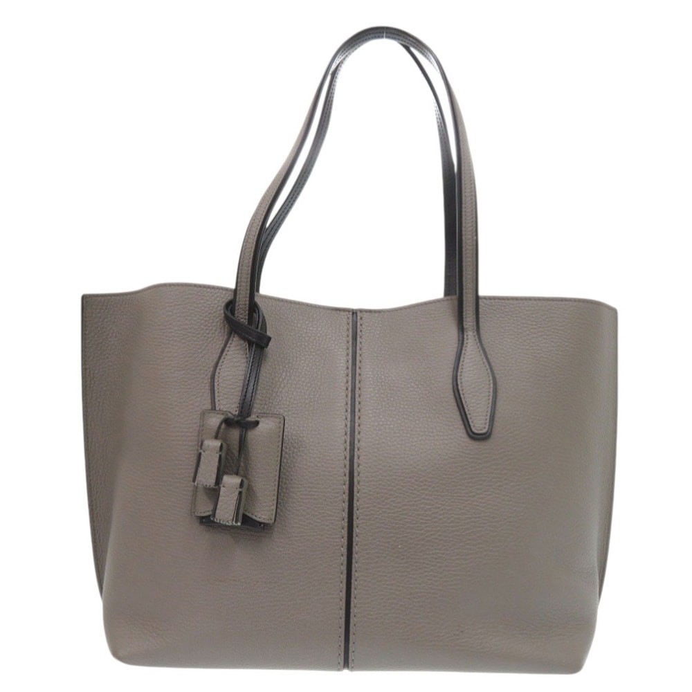 美品 ジョイ トートバッグ レザー グレージュ 0457【中古】 レディース
