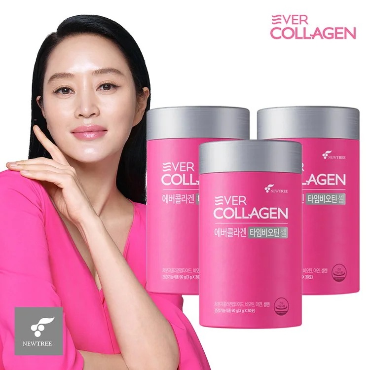 [1+1+1] エバーコラーゲンタイム ビオチンセル 3gx30包(90g) / Ever Collagen Time Biotin Cell
