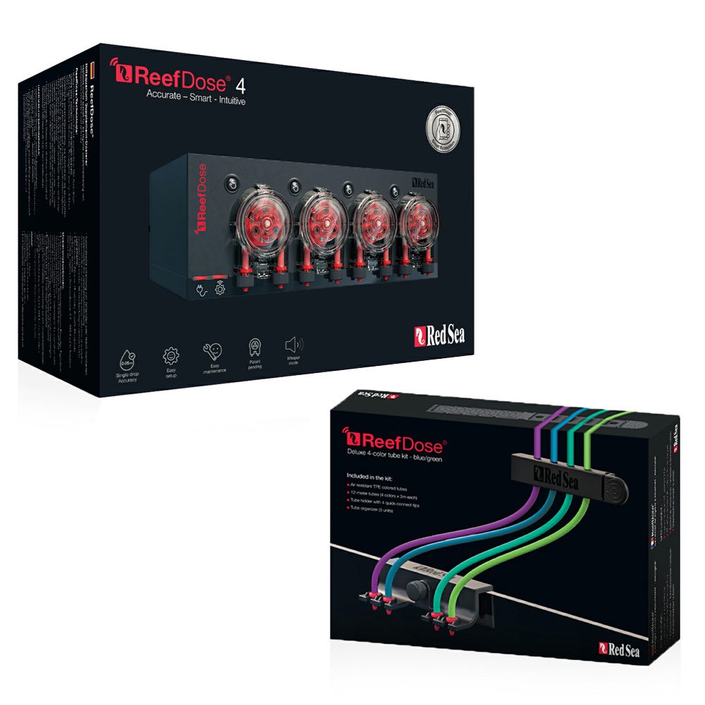 レッドシー　Ｒｅｅｆ　Ｄｏｓｅ　４＆ＲｅｅｆＤｏｓｅ　アクセサリーキット　青／緑　ドーシングポンプ　ＲｅｅｆＢｅａｔ　アプリ　ＣＲＣ10―35―45―80―00