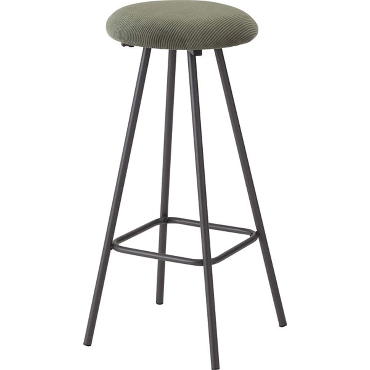 ハイスツール スツール 椅子 イス いす おしゃれ コーデュロイ スチール 軽量 軽い 丸型 丸椅子 円形 丸スツール カウンタースツール ラウンド アンティーク チェア モダン コーデュロイ 布