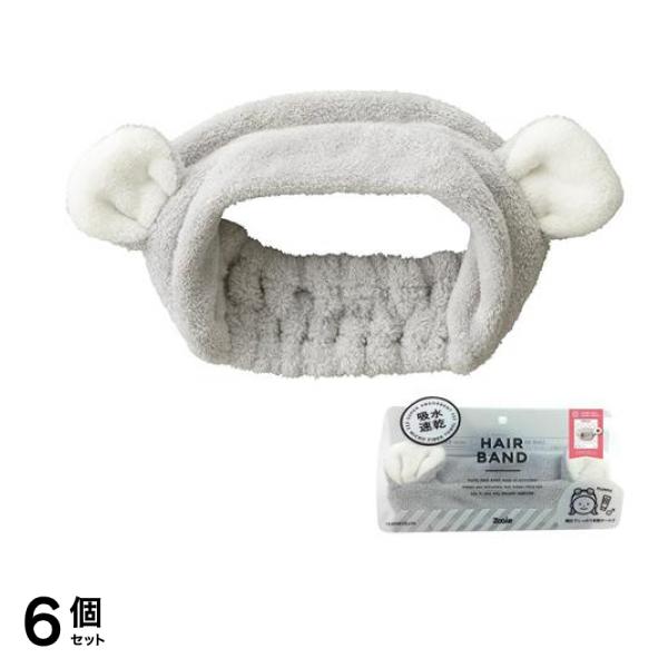 CB JAPAN (シービージャパン) カラリズーイ ヘアドライタオル 吸水アニマルヘアバンド 1枚入 (コアラ) 6個セット